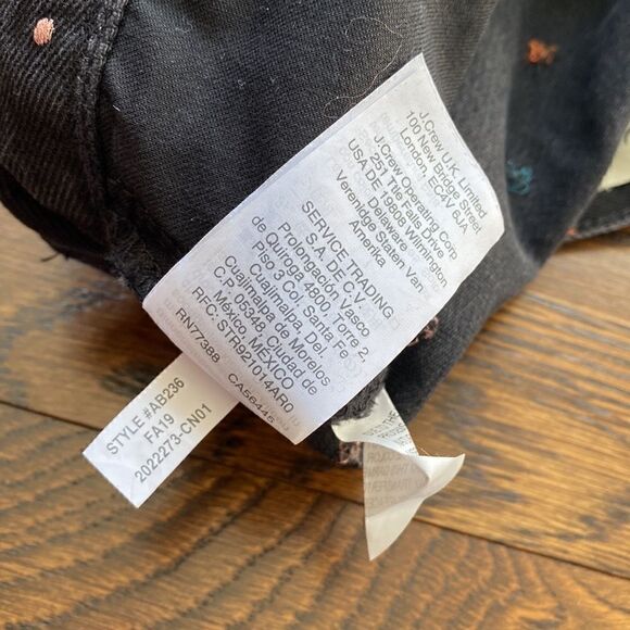 NWT Madewell Black Mini Jean Skirt with Dots - Size 25 - Picture 13 of 16